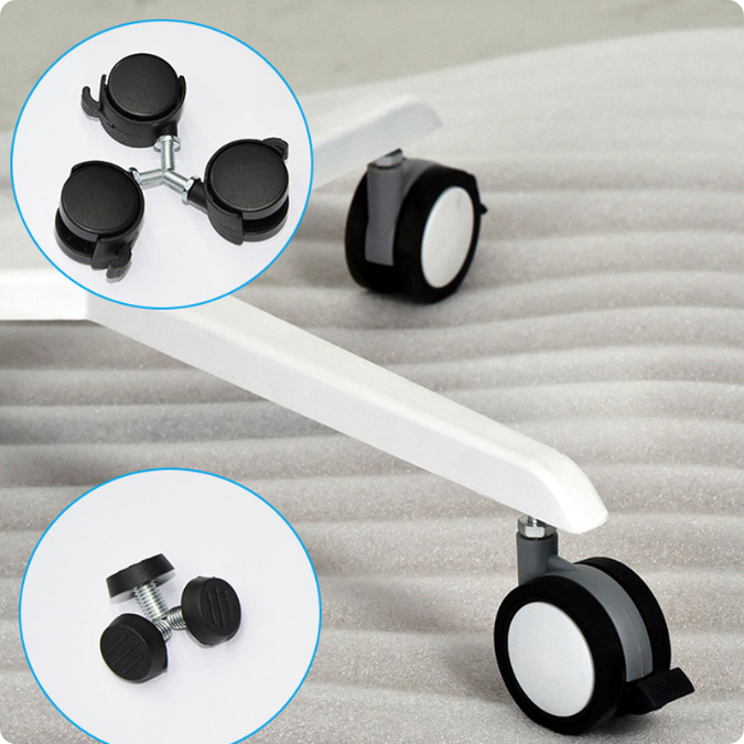 Bàn nâng hạ thông minh di động chiều cao, bánh xe xoay 360, mặt bàn có góc nghiêng