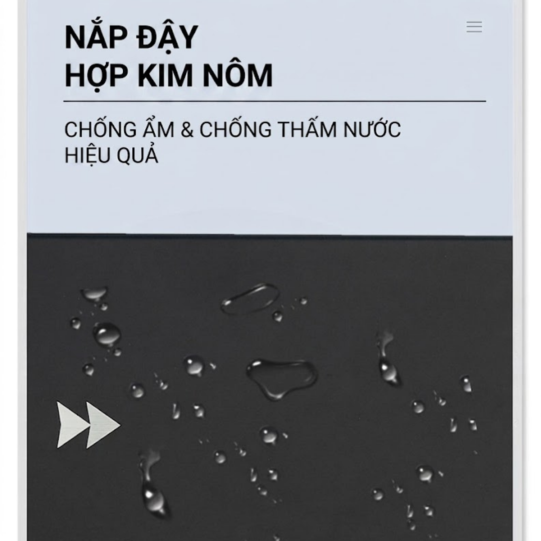 Hộp Điện Âm Bàn Nắp Trượt UNIRO EVO-UK1 Cao Cấp
