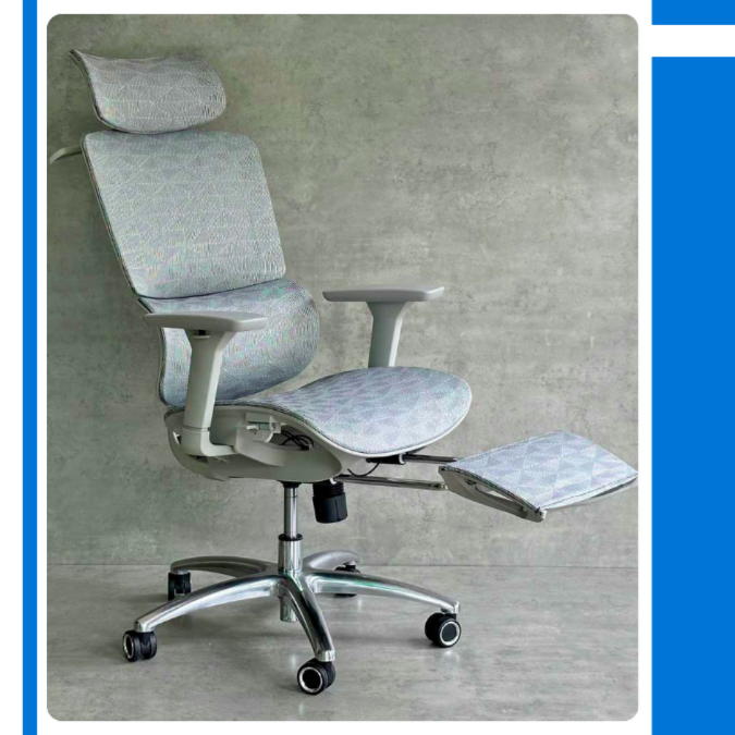 Ghế Công Thái Học Ergo 8D Chống Đau Mỏi Vai Gáy Cổ - Tựa Tay 3D Điều Chỉnh, Khung Chịu Lực 150kg