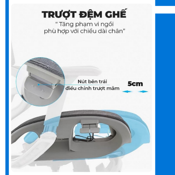 Ghế công thái học Ergo X7 lưới Wintex cao cấp khung hợp kim nhôm nguyên khối Piston Class 4