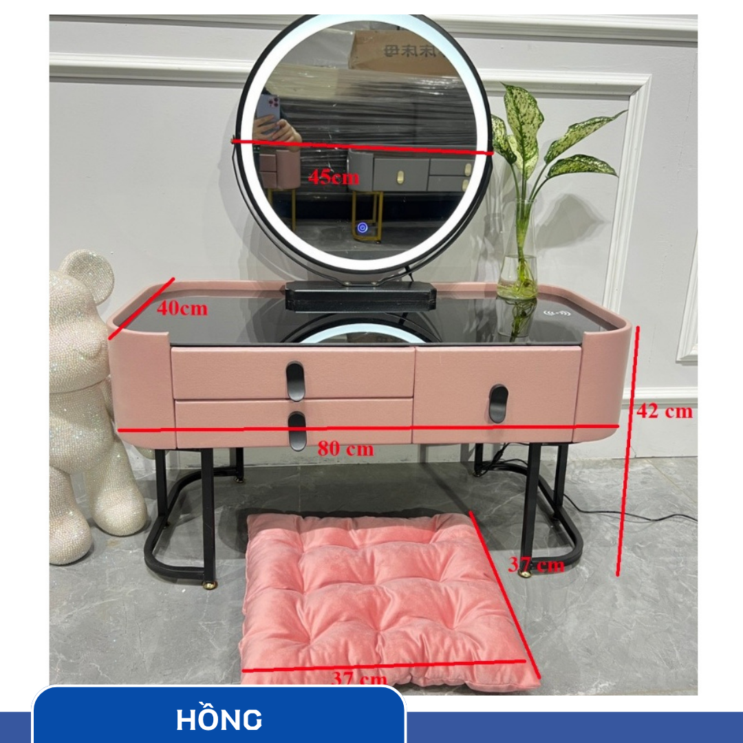 Bàn Trang Điểm Thông Minh Sạc Không Dây -  Gương Đèn Led - UNICORN-38